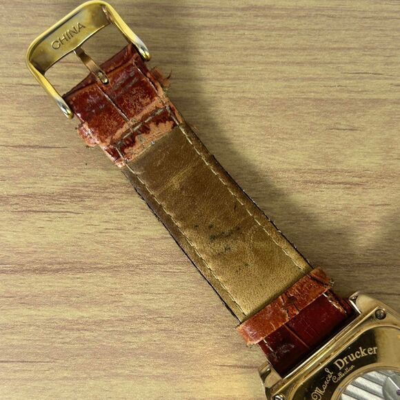 Men's Automatic Rosetone Stainless Steel Watch Marcel Drucker Collection - Picture 4 of 5